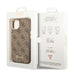 Guess GUHCP14SHG4SHW iPhone 14 6.1’’ brown/brown hard case 4G Vintage Gold Logo - Cell phone cases