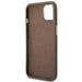 Guess GUHCP14SHG4SHW iPhone 14 6.1’’ brown/brown hard case 4G Vintage Gold Logo - Cell phone cases