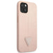 Guess GUHCP14SPSATLP iPhone 14 6.1 ’pink / pink hardcase SaffianoTriangle Logo - Cell phone cases and covers<<<HurtelXML
