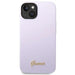 Guess GUHCP14SSLSMU iPhone 14 6.1’’ purple/purple hard case Silicone Vintage Gold Logo - Cell phone cases