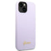 Guess GUHCP14SSLSMU iPhone 14 6.1’’ purple/purple hard case Silicone Vintage Gold Logo - Cell phone cases