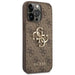 Guess GUHCP14X4GMGBR iPhone 14 Pro Max 6,7’’ brązowy/brown hardcase 4G Big Metal Logo - Cell phone cases