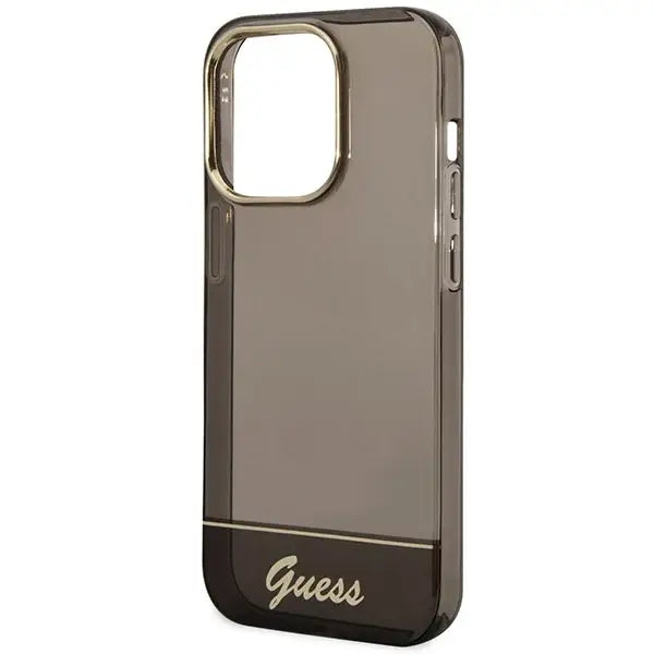 Guess GUHCP14XHGCOK iPhone 14 Pro Max 6.7 ’black / black hardcase Translucent - Cell phone cases and covers<<<HurtelXML