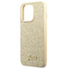 Guess GUHCP14XHGGSHD iPhone 14 Pro Max 6,7’’ złoty/gold hard case Glitter Script - Cell phone cases