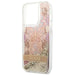 Guess GUHCP14XLFLSD iPhone 14 Pro Max 6.7’’ gold/gold hardcase Paisley Liquid Glitter - Cell phone cases
