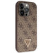 Guess GUHCP14XP4TDSCPW case for iPhone 14 Pro Max 6.7’’ - brown Crossbody 4G Metal Logo - Cell phone cases