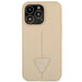 Guess GUHCP14XPSATLE iPhone 14 Pro Max 6,7 ’beige / beige hardcase SaffianoTriangle Logo - Cell phone cases