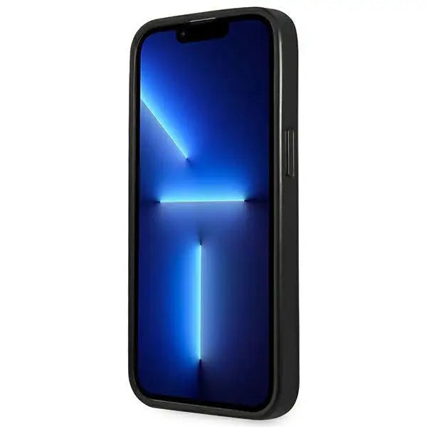 Guess GUHCP14XPSATLG iPhone 14 Pro Max 6.7 ’silver / silver hardcase SaffianoTriangle Logo - Cell phone cases