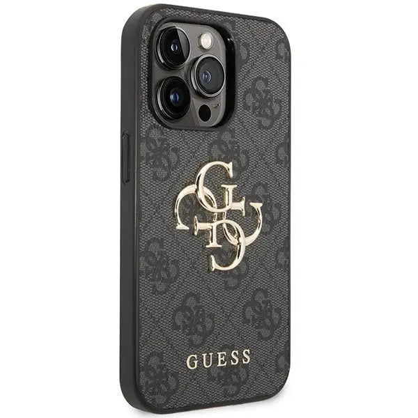 Guess GUHCP15L4GMGGR iPhone 15 Pro 6.1’’ gray/gray hardcase 4G Big Metal Logo - Cell phone cases and covers<<<HurtelXML