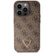 Guess GUHCP15LP4TDSCPW iPhone 15 Pro 6.1’’ brown/brown hardcase Crossbody 4G Metal Logo - Cell phone cases