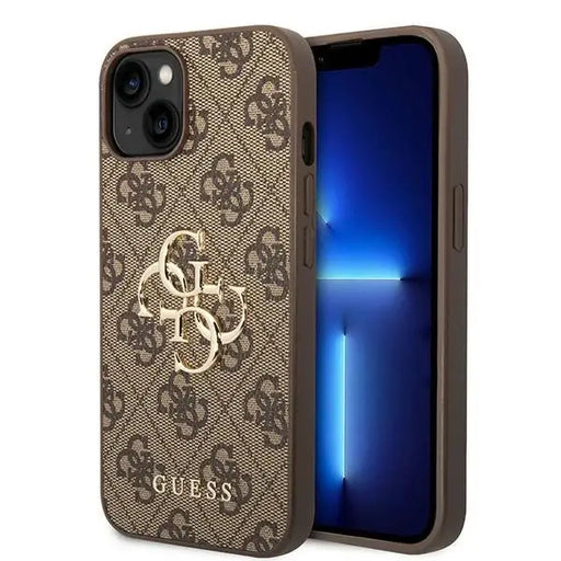 Guess GUHCP15M4GMGBR iPhone 15 Plus 6.7’’ brown/brown hardcase 4G Big Metal Logo - Cell phone cases