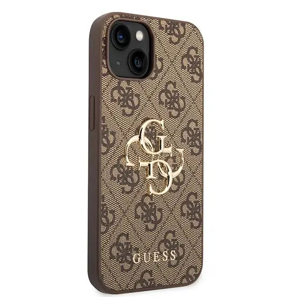 Guess GUHCP15M4GMGBR iPhone 15 Plus 6.7’’ brown/brown hardcase 4G Big Metal Logo - Cell phone cases