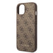Guess GUHCP15MG4GFBR iPhone 15 Plus 6.7’’ brown/brown hard case 4G Metal Gold Logo - Cell phone cases