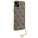 Guess GUHCP15MGF4GBR iPhone 15 Plus 6.7’’ brown/brown hardcase 4G Charms Collection - Cell phone cases