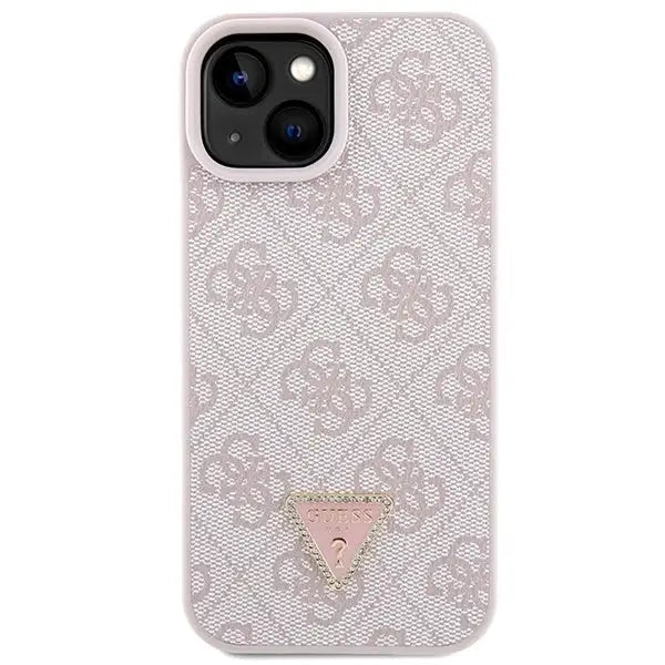 Guess GUHCP15MP4TDSCPP iPhone 15 Plus 6.7’’ pink/pink hardcase Crossbody 4G Metal Logo - Cell phone cases