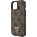 Guess GUHCP15MP4TDSCPW iPhone 15 Plus 6.7’’ brown/brown hardcase Crossbody 4G Metal Logo - Cell phone cases