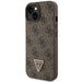 Guess GUHCP15MP4TDSCPW iPhone 15 Plus 6.7’’ brown/brown hardcase Crossbody 4G Metal Logo - Cell phone cases