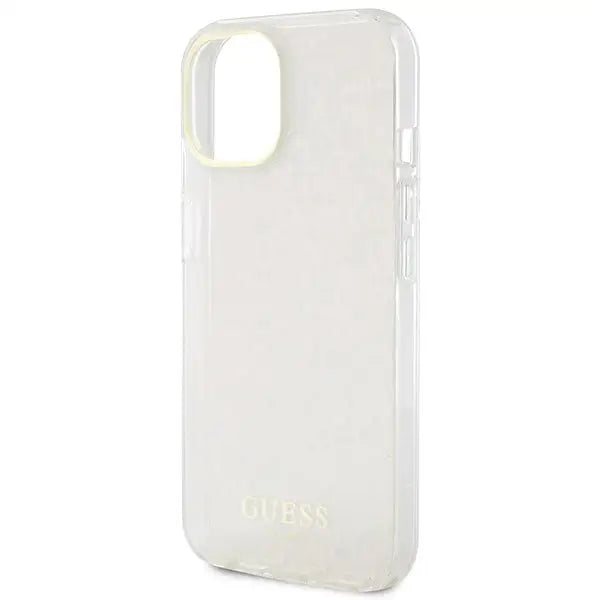 Guess GUHCP15SHDECMP iPhone 15 6.1’’ pink/pink hardcase IML Faceted Mirror Disco Iridescent - Cell phone cases