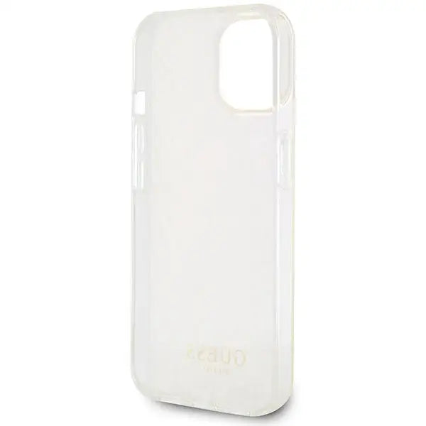 Guess GUHCP15SHDECMP iPhone 15 6.1’’ pink/pink hardcase IML Faceted Mirror Disco Iridescent - Cell phone cases