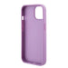 Guess GUHCP15SP4EPMU iPhone 15 6.1’’ purple/light purple hardcase Leather 4G Stamped - Cell phone cases
