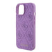 Guess GUHCP15SP4EPMU iPhone 15 6.1’’ purple/light purple hardcase Leather 4G Stamped - Cell phone cases