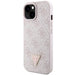 Guess GUHCP15SP4TDSCPP iPhone 15 6.1’’ pink/pink hardcase Crossbody 4G Metal Logo - Cell phone cases