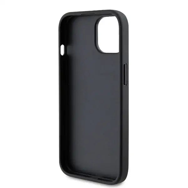 Guess GUHCP15SPS4DGPK iPhone 15 6.1’’ black/black hardcase Strass Metal Logo - Cell phone cases and covers<<<HurtelXML