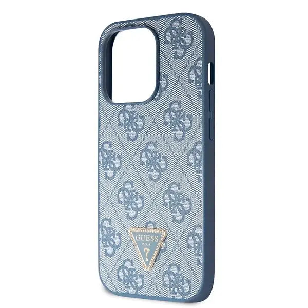 Guess GUHCP15XP4TDSCPB iPhone 15 Pro Max 6.7’’ blue/blue hardcase Crossbody 4G Metal Logo - Cell phone cases