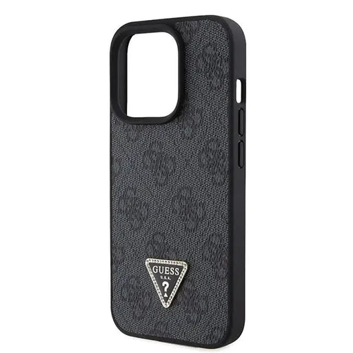 Guess GUHCP15XP4TDSCPK iPhone 15 Pro Max 6.7’’ black/black hardcase Crossbody 4G Metal Logo - Cell phone cases