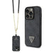 Guess GUHCP15XP4TDSCPK iPhone 15 Pro Max 6.7’’ black/black hardcase Crossbody 4G Metal Logo - Cell phone cases
