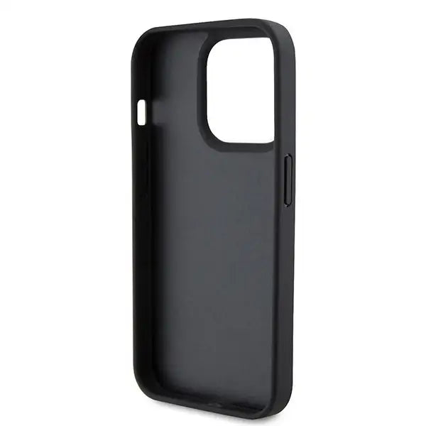 Guess GUHCP15XP4TDSCPK iPhone 15 Pro Max 6.7’’ black/black hardcase Crossbody 4G Metal Logo - Cell phone cases