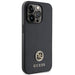 Guess GUHCP15XPS4DGPK iPhone 15 Pro Max 6.7’’ black/black hardcase Strass Metal Logo - Cell phone cases