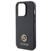 Guess GUHCP15XPS4DGPK iPhone 15 Pro Max 6.7’’ black/black hardcase Strass Metal Logo - Cell phone cases
