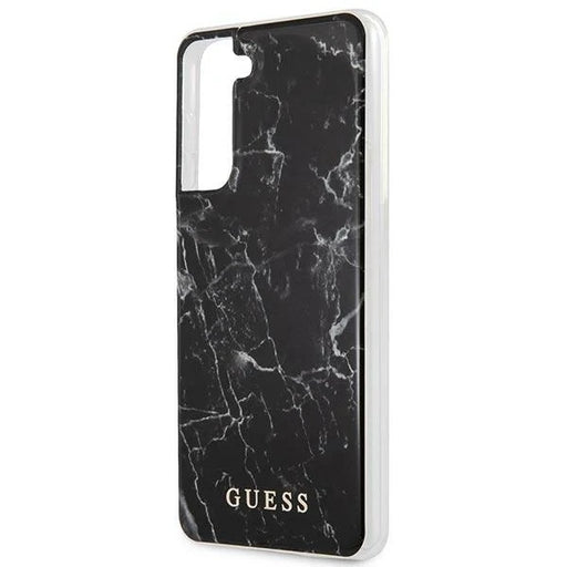 Guess GUHCS21MPCUMABK S21+ G996 black/black hardcase Marble - Cell phone cases and covers<<<HurtelXML