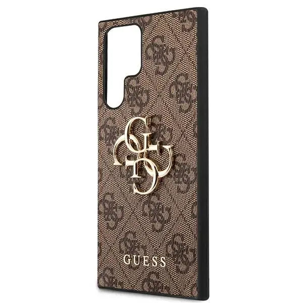 Guess GUHCS22L4GMGBR S908 S22 Ultra brązowy/brown hardcase 4G Big Metal Logo - Cell phone cases and covers<<<HurtelXML