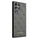 Guess GUHCS22LG4GFGR S22 Ultra S908 szary/grey hard case 4G Metal Gold Logo - Cell phone cases and covers<<<HurtelXML