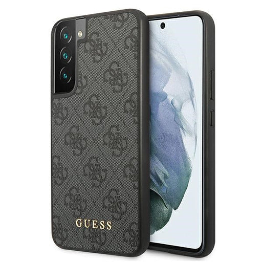 Guess GUHCS22SG4GFGR S22 S901 gray/gray hard case 4G Metal Gold Logo - Cell phone cases and covers<<<HurtelXML