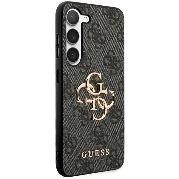 Guess GUHCS23FE4GMGGR S23 FE S711 gray/gray hardcase 4G Big Metal Logo - Cell phone cases and covers<<<HurtelXML
