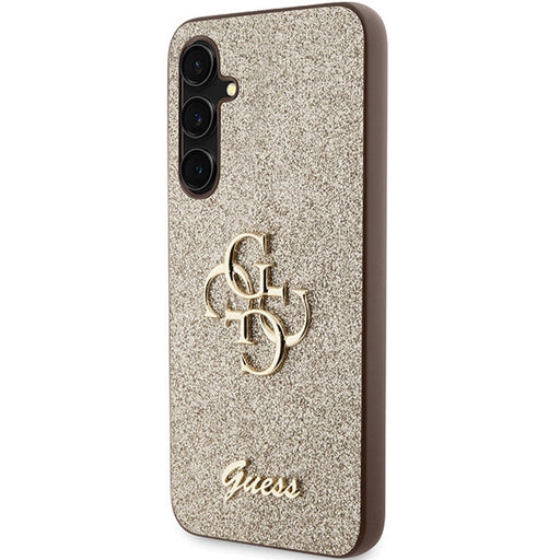 Guess GUHCS23FEHG4SGD S23 FE S711 gold/gold hardcase Glitter Script Big 4G - Cell phone cases and covers<<<HurtelXML