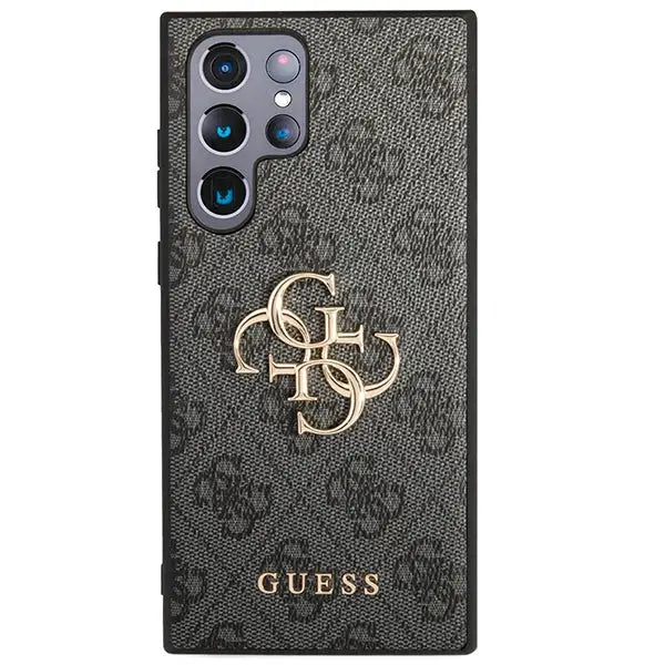 Guess GUHCS23L4GMGGR S23 Ultra S918 grey/grey hardcase 4G Big Metal Logo - Cell phone cases and covers<<<HurtelXML