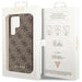 Guess GUHCS23LG4GFBR S23 Ultra S918 brown/brown hard case 4G Metal Gold Logo - Cell phone cases and covers<<<HurtelXML
