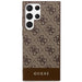 Guess GUHCS23LG4GLBR S23 Ultra S918 brown/brown hardcase 4G Stripe Collection - Cell phone cases and covers<<<HurtelXML