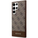 Guess GUHCS23LG4GLBR S23 Ultra S918 brown/brown hardcase 4G Stripe Collection - Cell phone cases and covers<<<HurtelXML