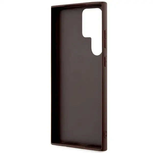 Guess GUHCS23LG4GLBR S23 Ultra S918 brown/brown hardcase 4G Stripe Collection - Cell phone cases and covers<<<HurtelXML