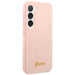 Guess GUHCS23MLSLMGPP S23+ S916 pink/pink hardcase Silicone Script Metal Logo - Cell phone cases and covers<<<HurtelXML