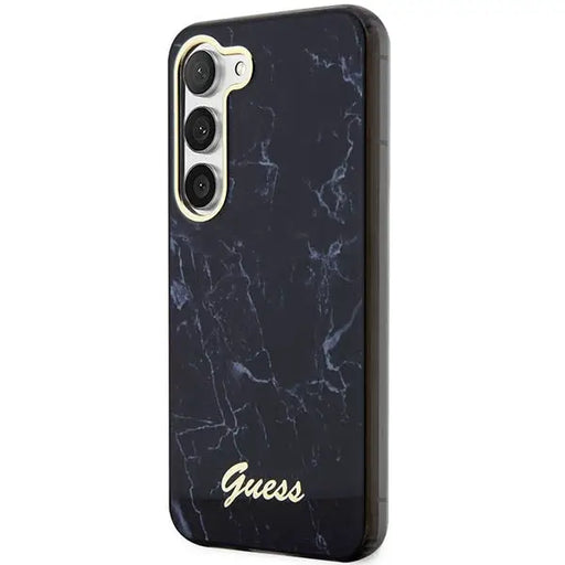 Guess GUHCS23MPCUMAK S23 +S916 black/black hardcase Marble - Cell phone cases and covers<<<HurtelXML