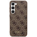 Guess GUHCS23SG4GFBR S23 S911 brown/brown hard case 4G Metal Gold Logo - Cell phone cases and covers<<<HurtelXML