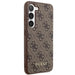 Guess GUHCS23SG4GFBR S23 S911 brown/brown hard case 4G Metal Gold Logo - Cell phone cases and covers<<<HurtelXML