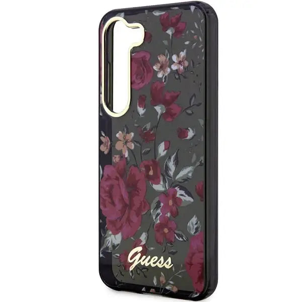 Guess GUHCS23SHCFWSA S23 S911 green/kaki hardcase Flower Collection - Cell phone cases and covers<<<HurtelXML