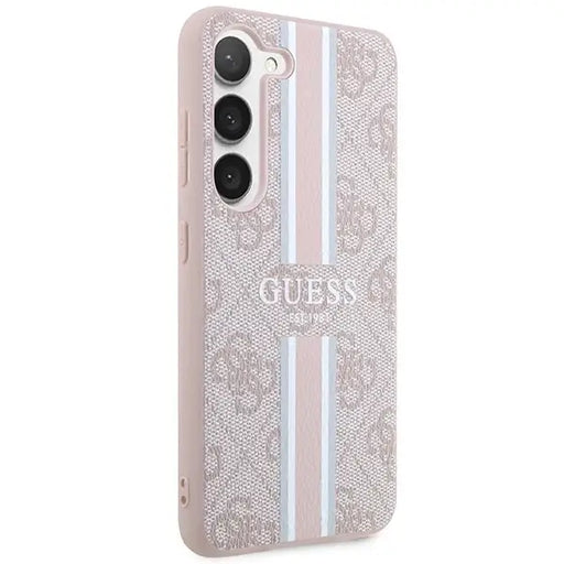 Guess GUHCS23SP4RPSP S23 S911 pink/pink hardcase 4G Printed Stripe - Cell phone cases and covers<<<HurtelXML